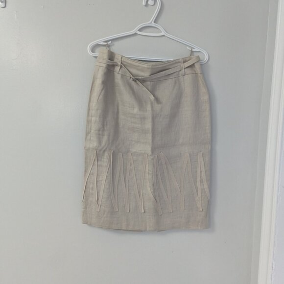 Hugo Boss Linen Asymmetric Skirt Suit - Picture 3 of 11